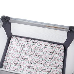 Carter's Playard Sheet - Pink Circles